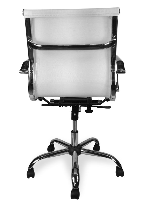 Designer Mesh Boardroom Milano Office Chair - White