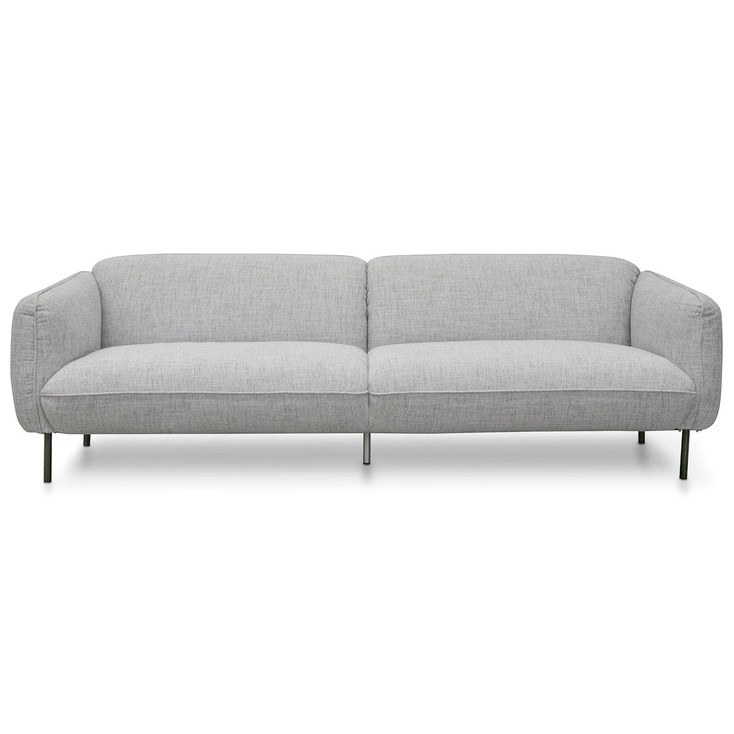 3 Seater Sofa - Light spec grey fabric