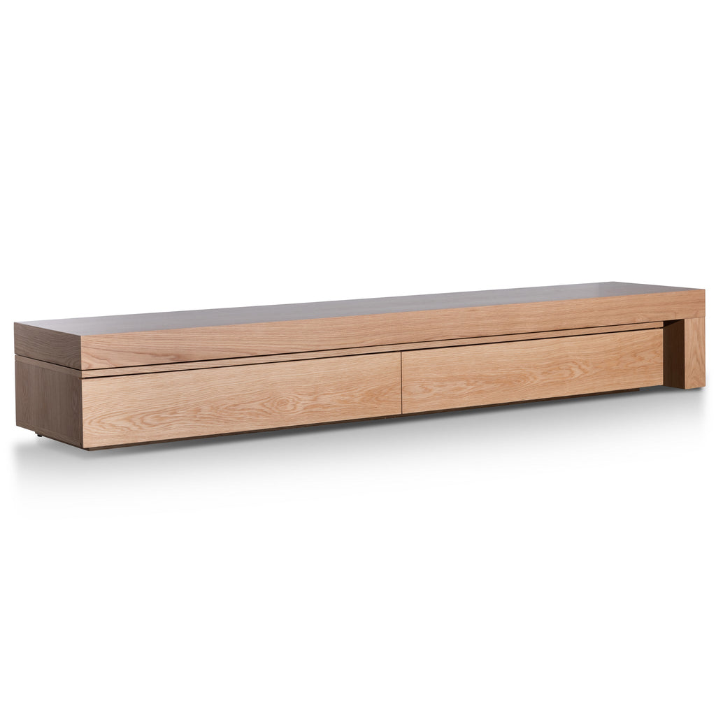 Extendable Palermo TV Entertainment Unit - Natural Oak