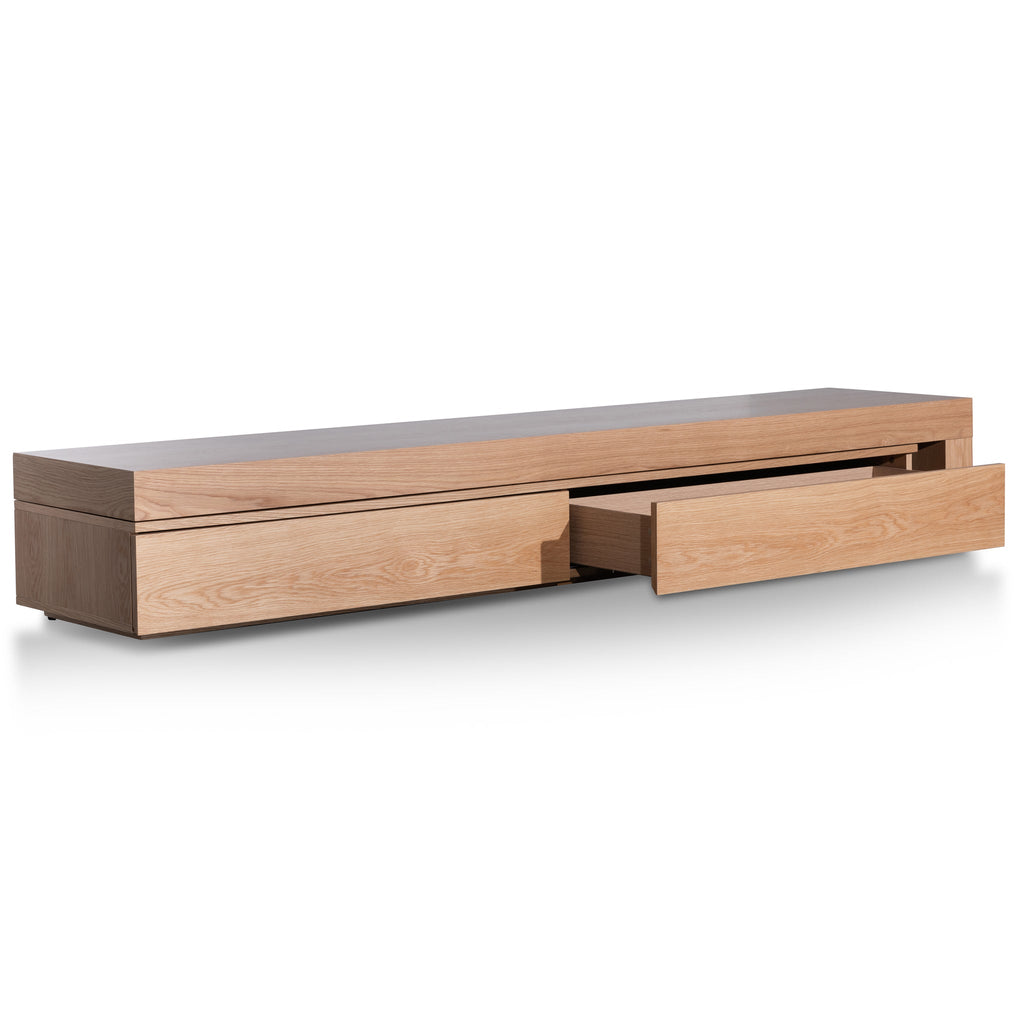 Extendable Palermo TV Entertainment Unit - Natural Oak