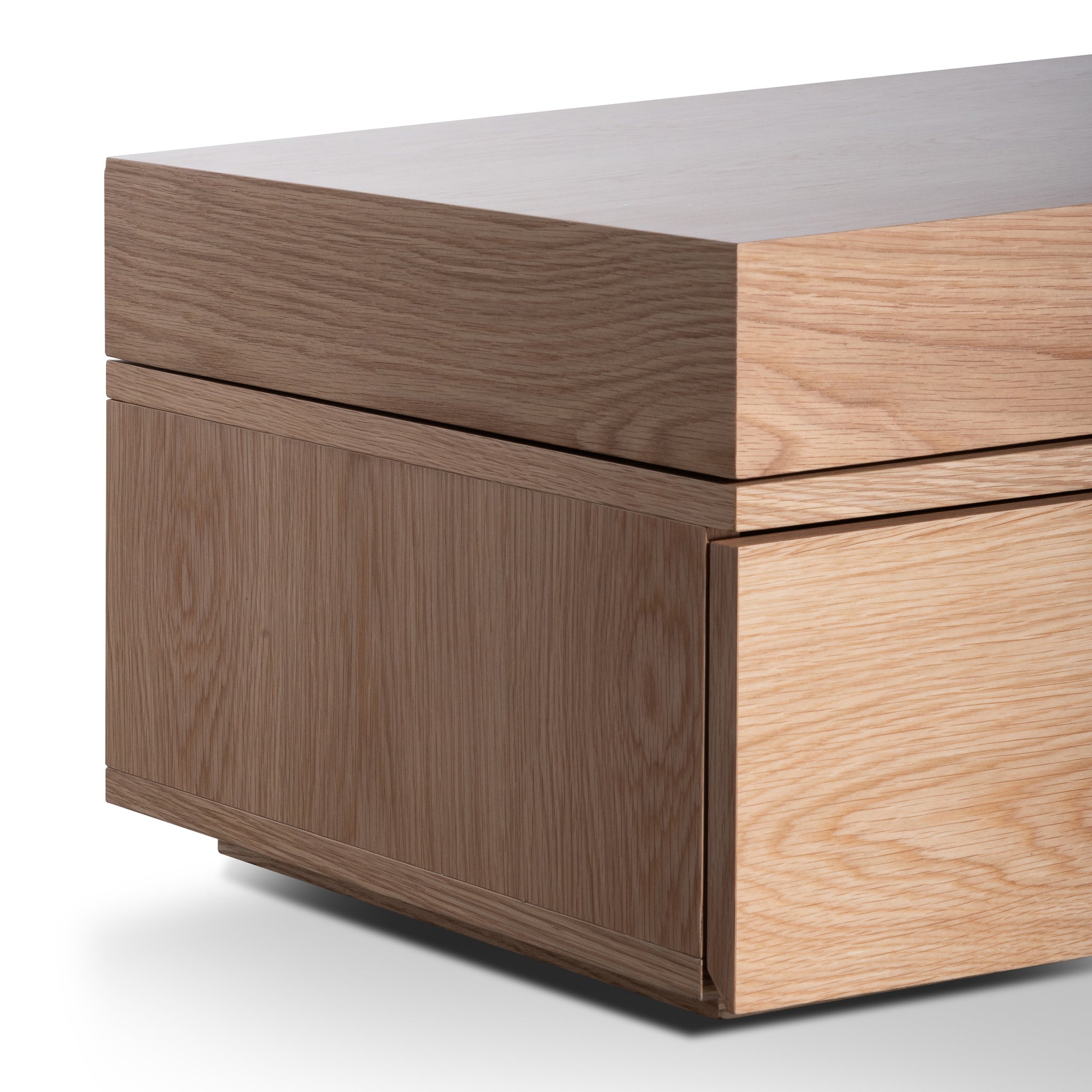 Extendable Palermo TV Entertainment Unit - Natural Oak