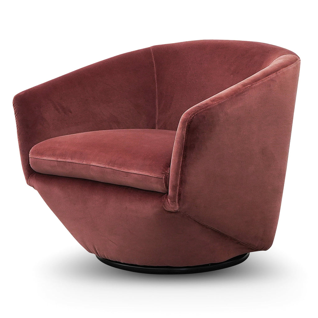 Swivel Ravello Lounge Chair - Blood Orange