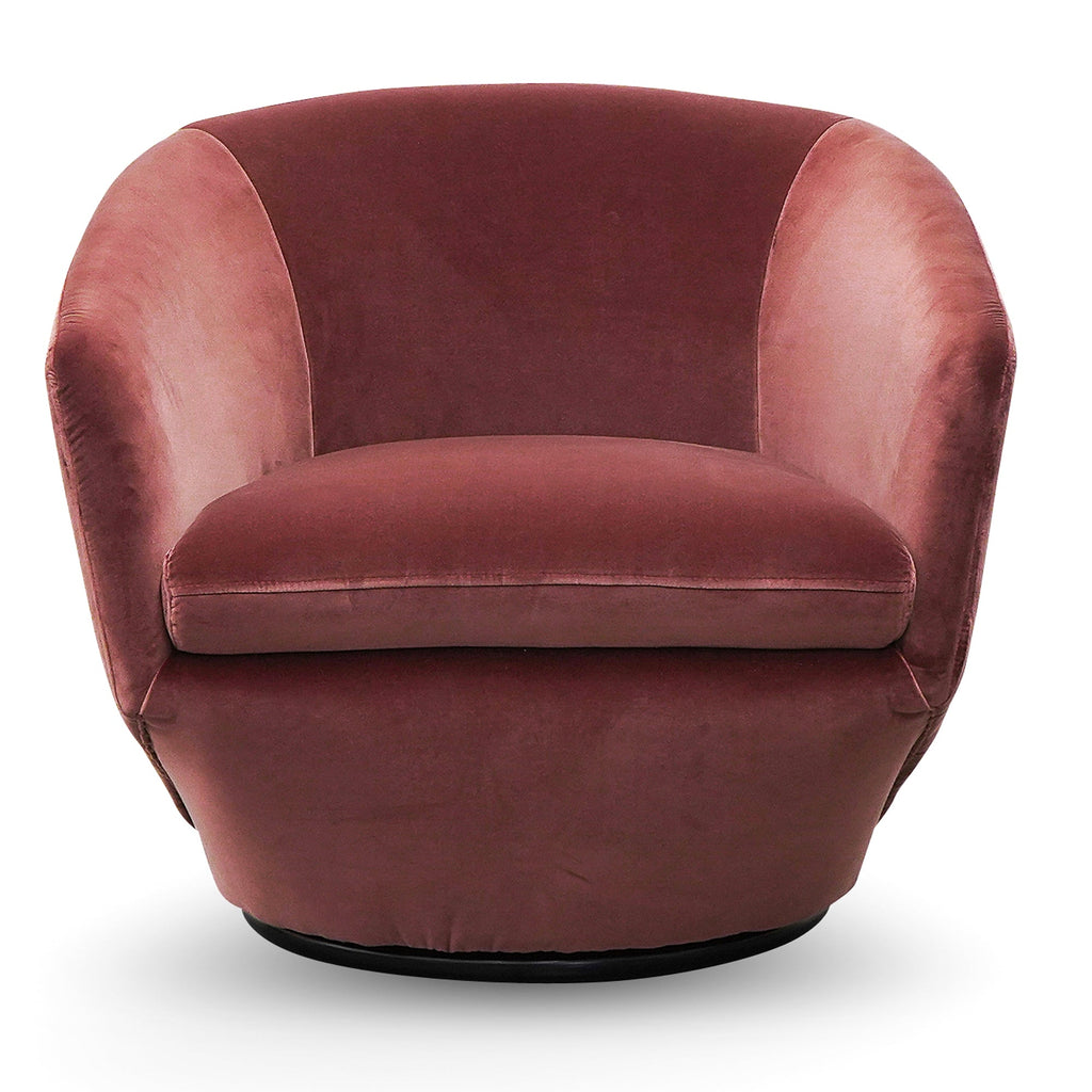 Swivel Ravello Lounge Chair - Blood Orange