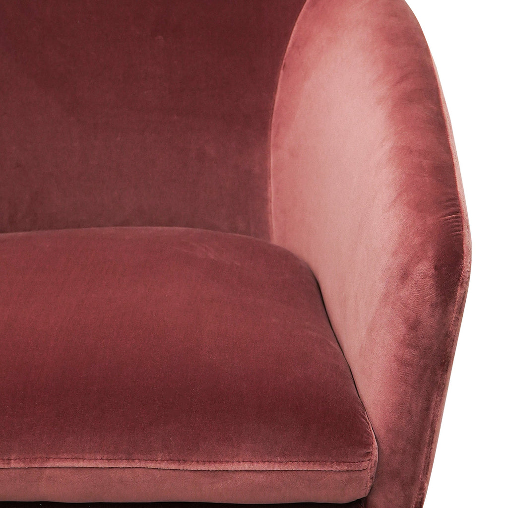 Swivel Ravello Lounge Chair - Blood Orange