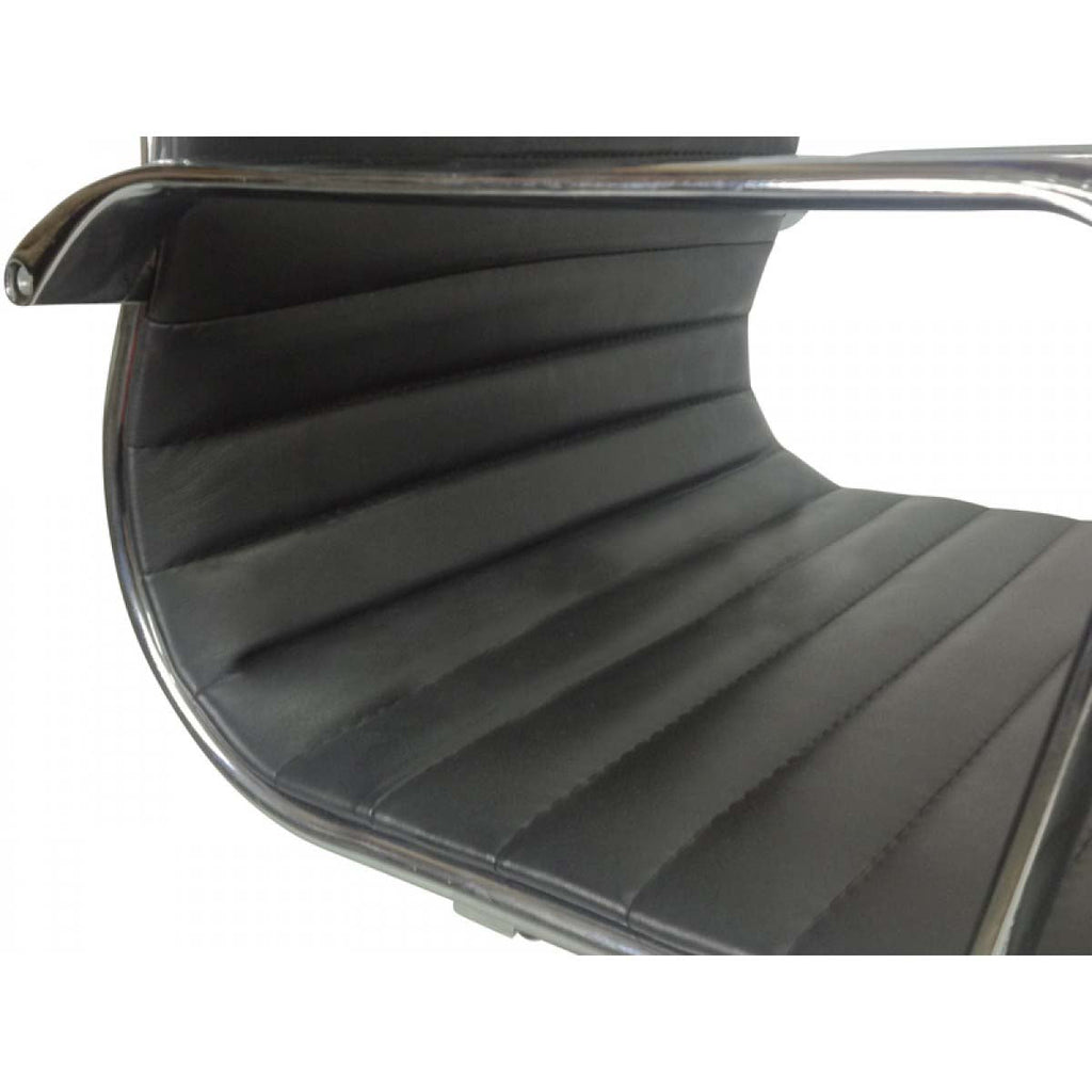 Leather Milano Office Chair - Black