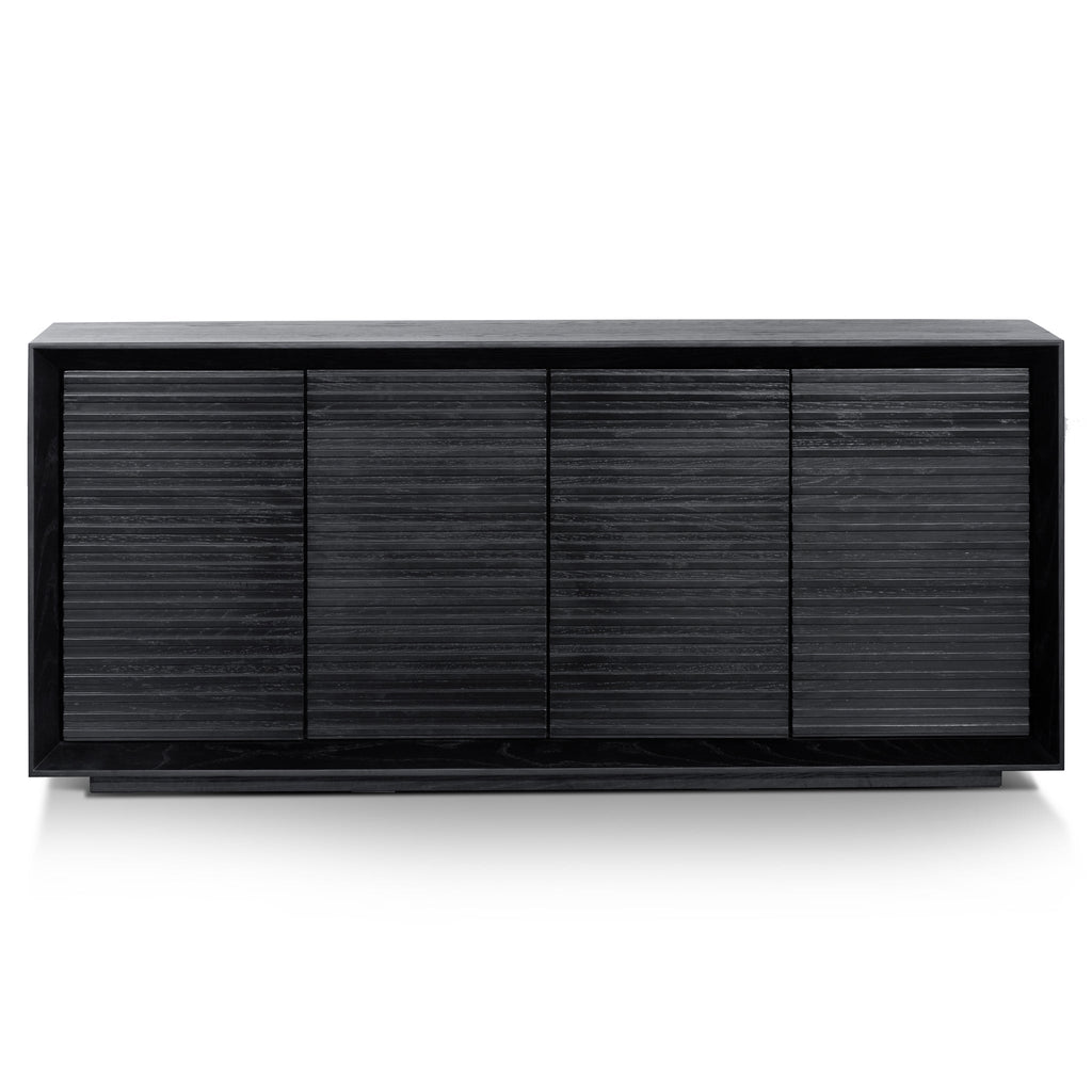 1.8m Wooden Sideboard - Black Oak - Last one