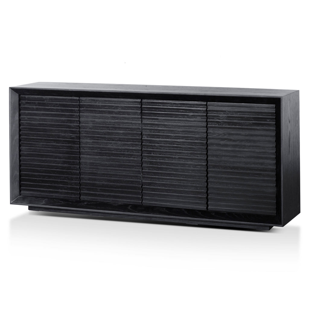 1.8m Wooden Sideboard - Black Oak - Last one