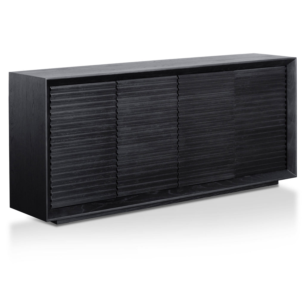1.8m Wooden Sideboard - Black Oak - Last one