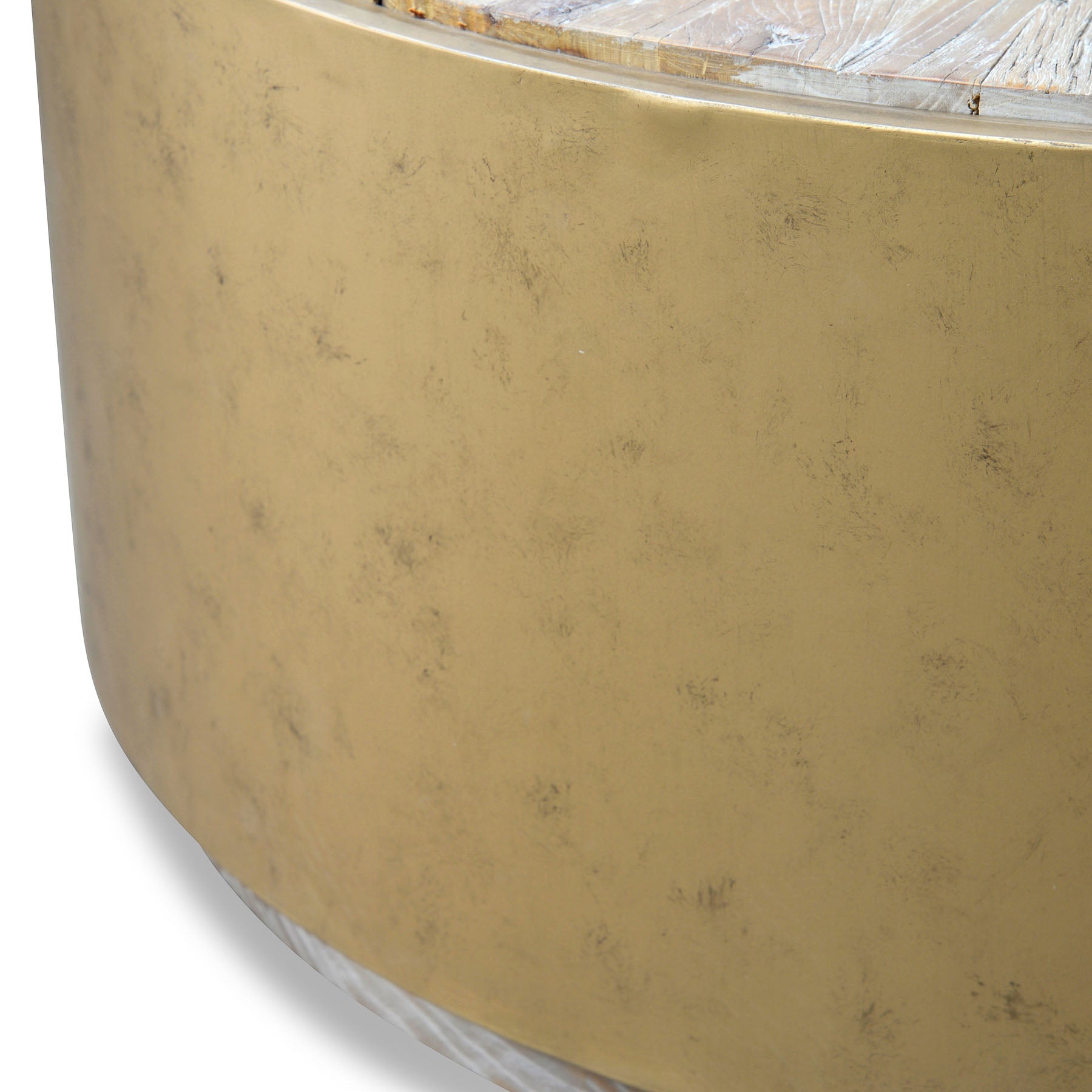 1m Round Elm Venezia Coffee Table