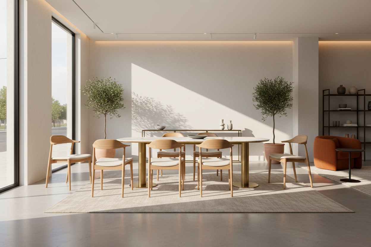 Modern furniture showroom hero image