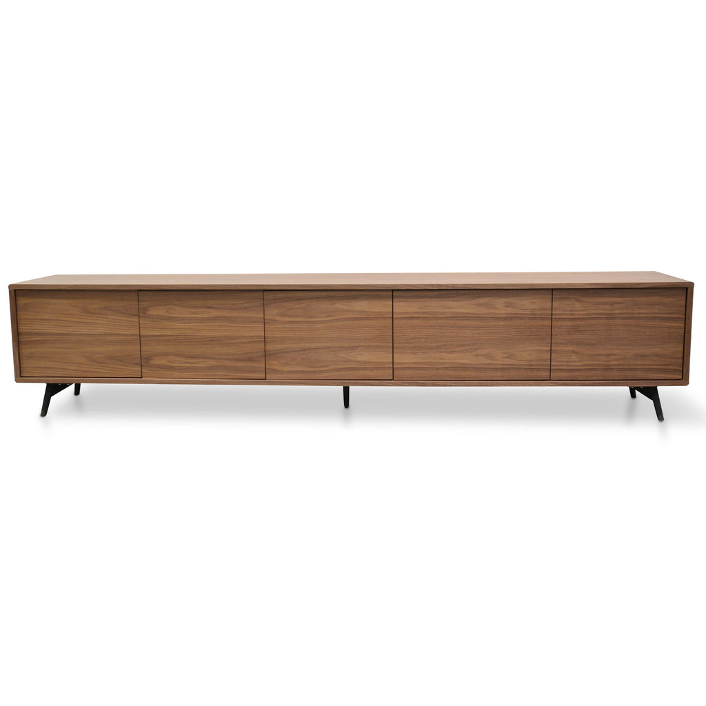 2.4m Palermo TV Entertainment Unit - Walnut