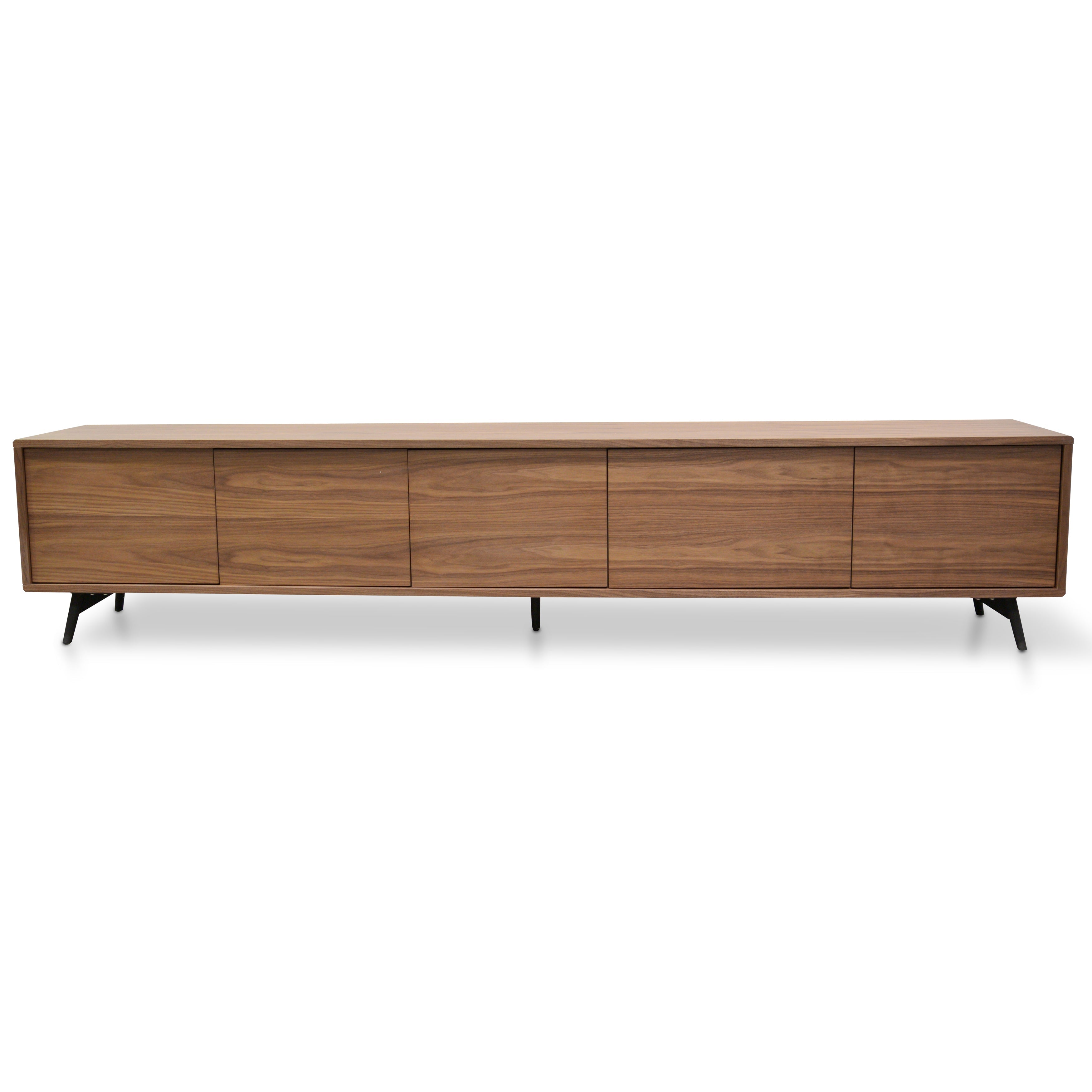 2.4m Palermo TV Entertainment Unit - Walnut