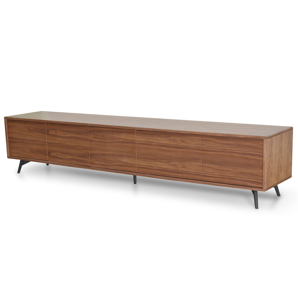 2.4m Palermo TV Entertainment Unit - Walnut