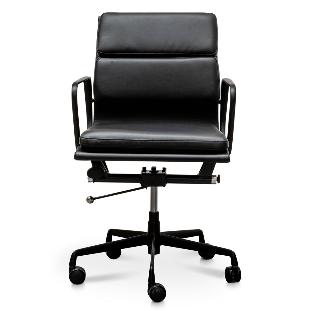Low Back Milano Office Chair - Full Black