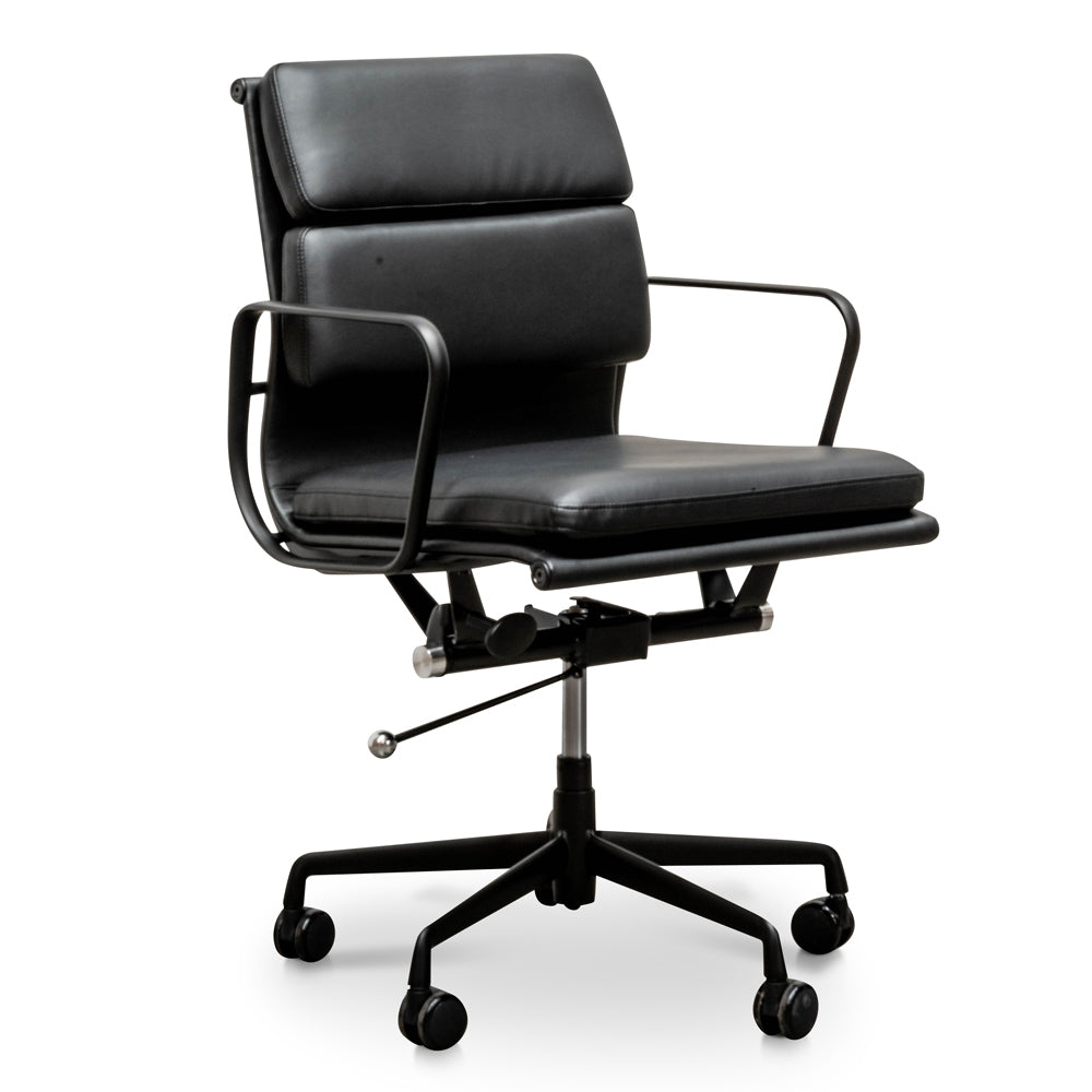 Low Back Milano Office Chair - Full Black