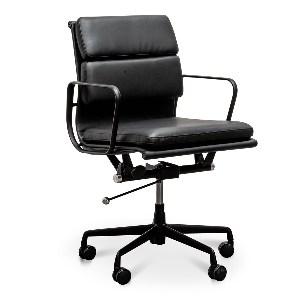 Low Back Milano Office Chair - Full Black
