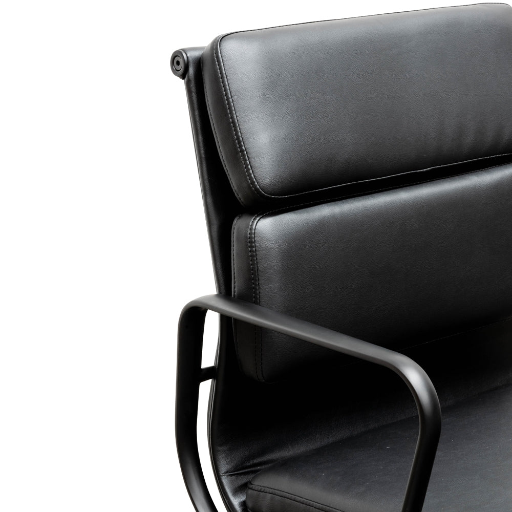 Low Back Milano Office Chair - Full Black