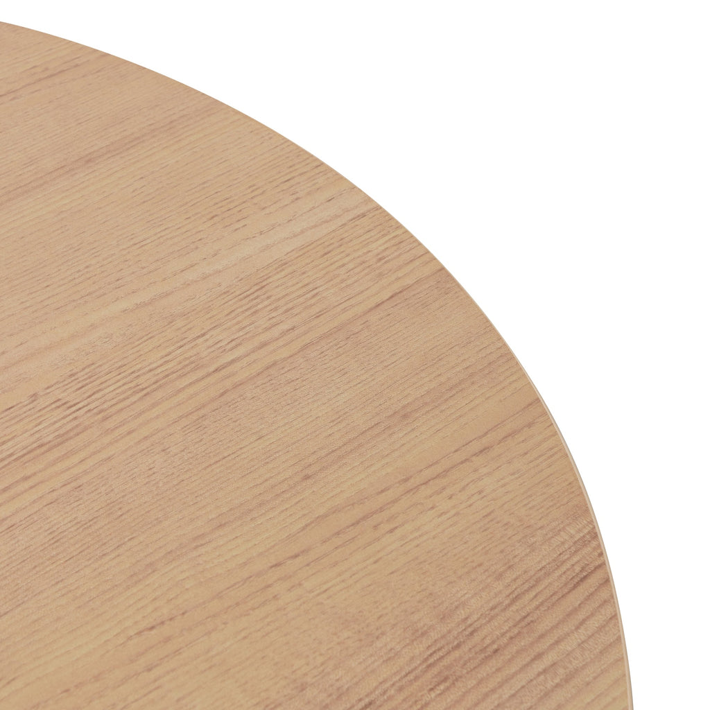 Round Office Siena Meeting Table - Natural