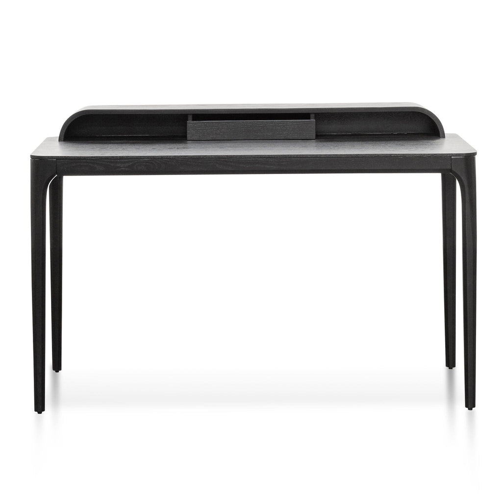 Wooden Milano Home Office Desk - Black
