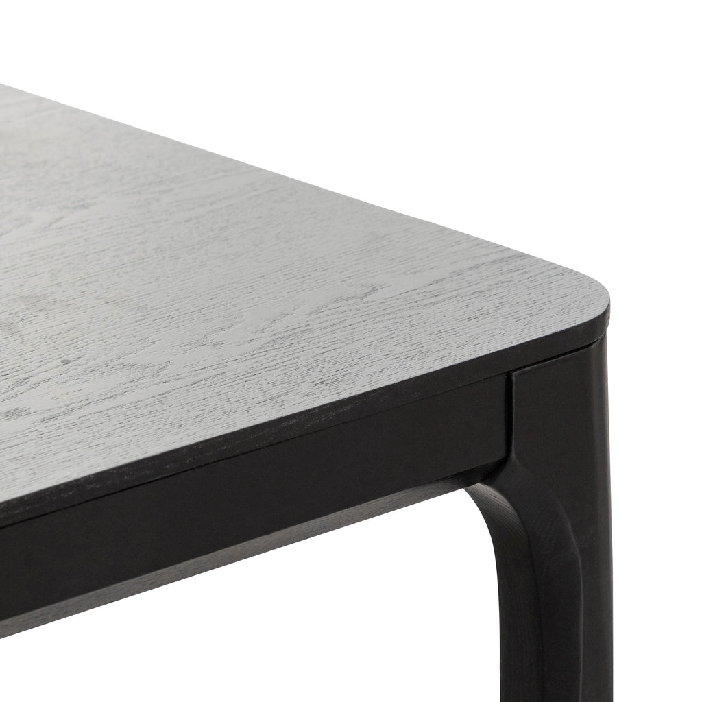 Wooden Milano Home Office Desk - Black