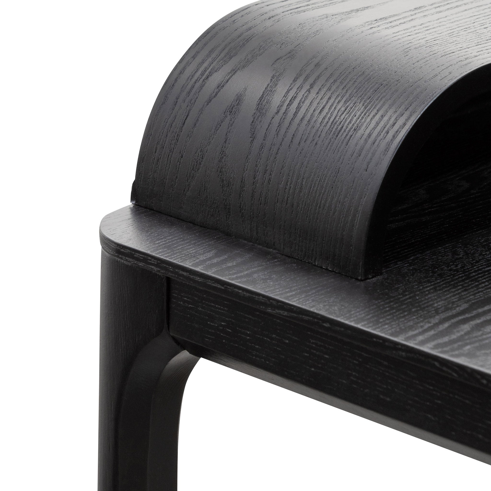 Wooden Milano Home Office Desk - Black