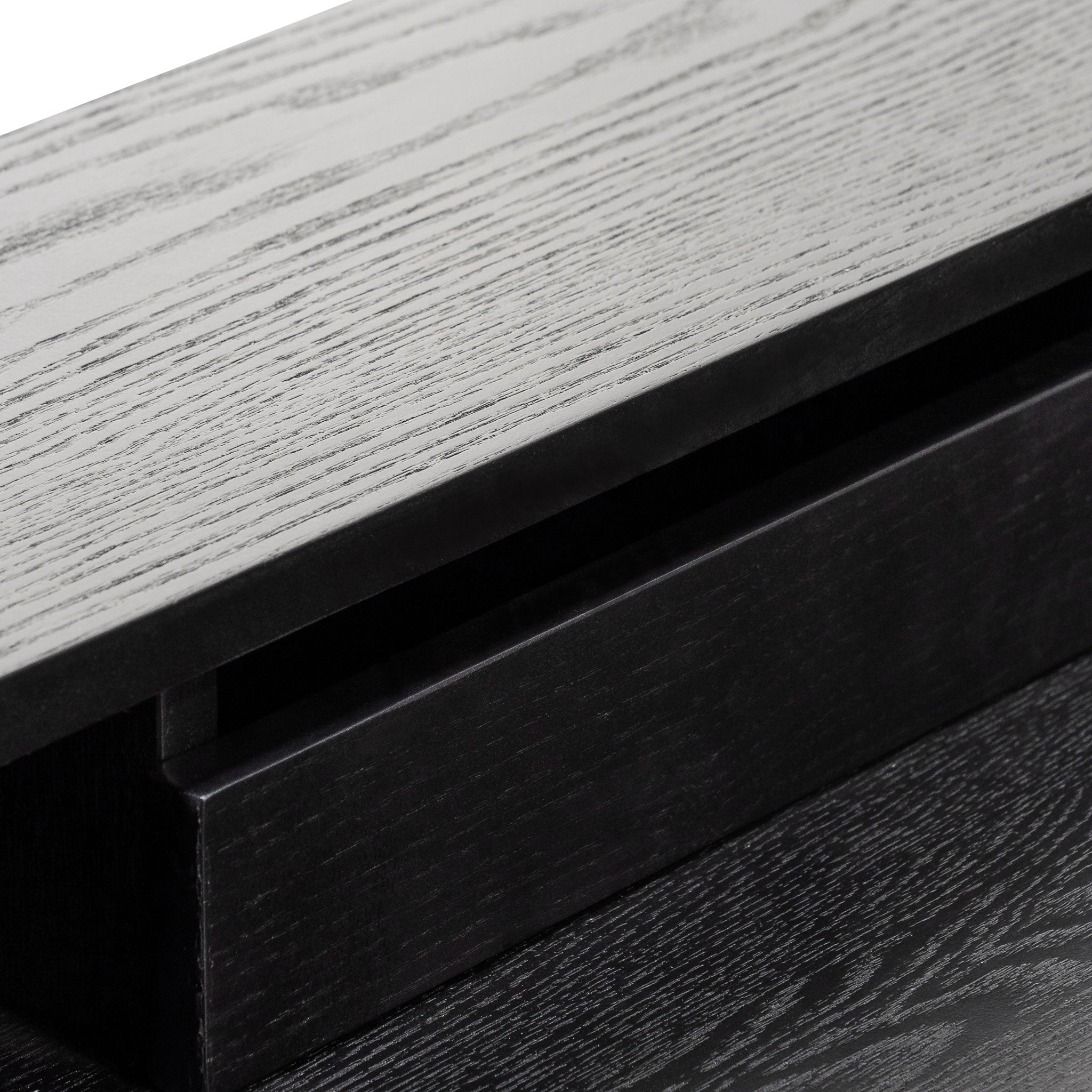 Wooden Milano Home Office Desk - Black