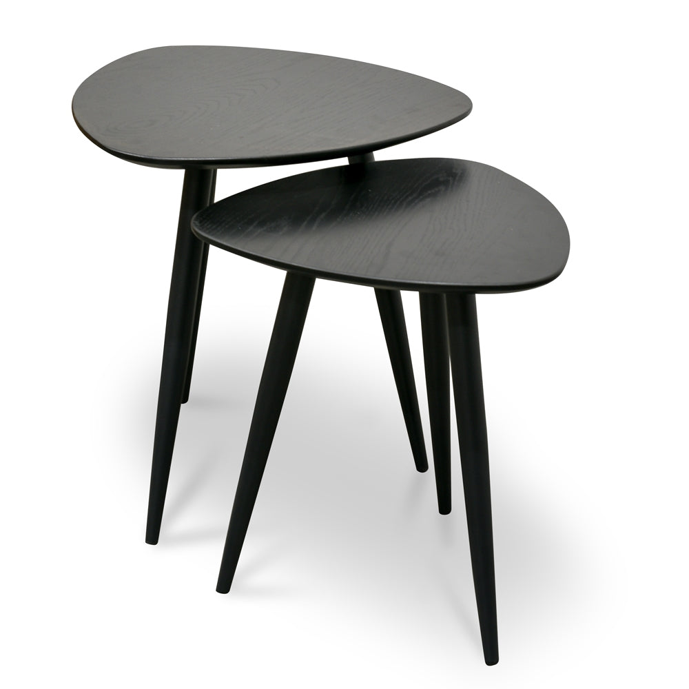 Set of Capri Side Table - Black