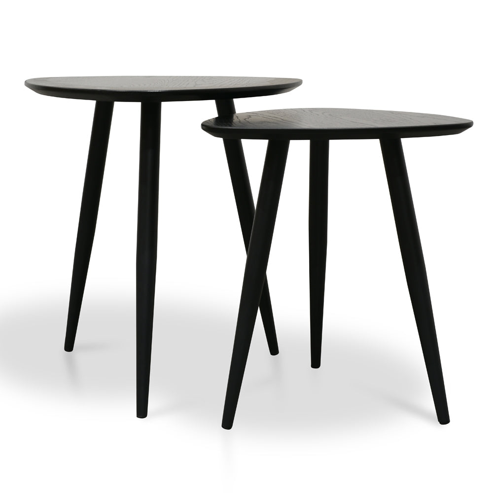 Set of Capri Side Table - Black