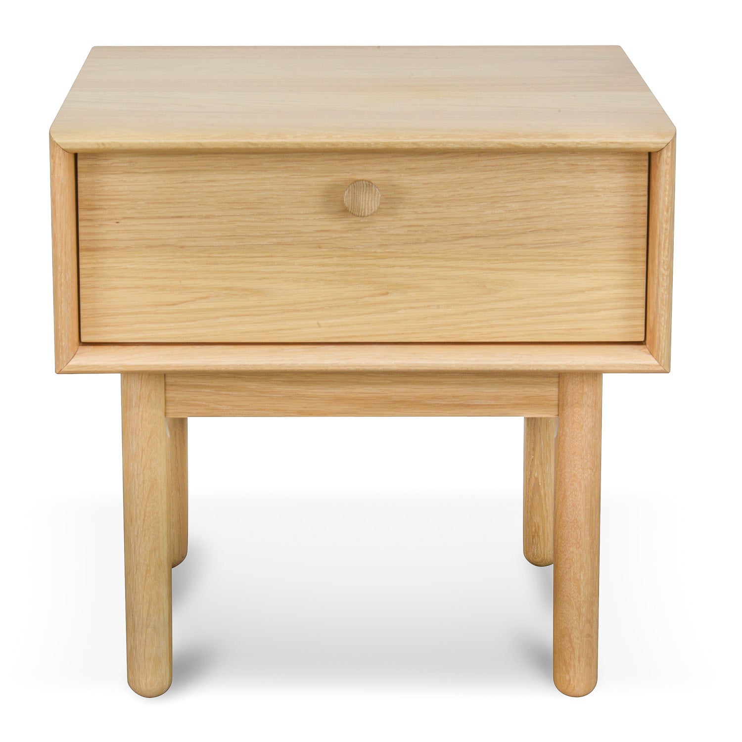 Lamp Capri Side Table with Drawer - Natural