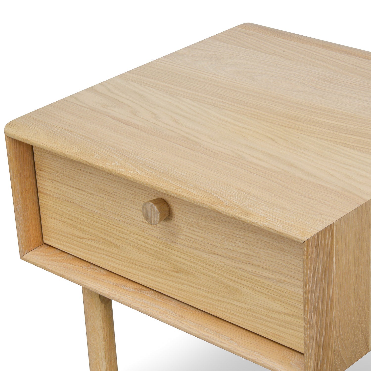 Lamp Capri Side Table with Drawer - Natural