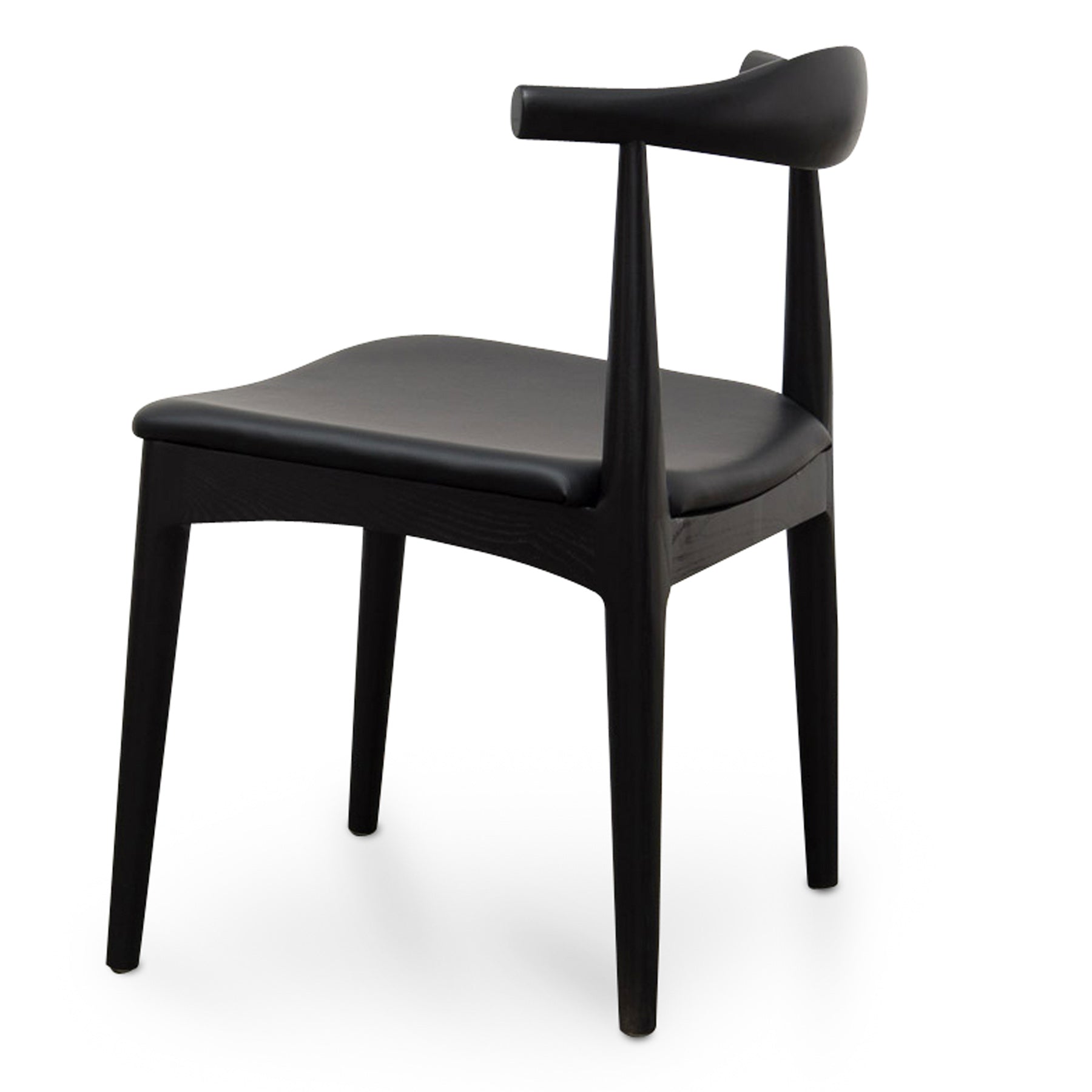 Elbow Verona Dining Chair - Black (Set of 2)