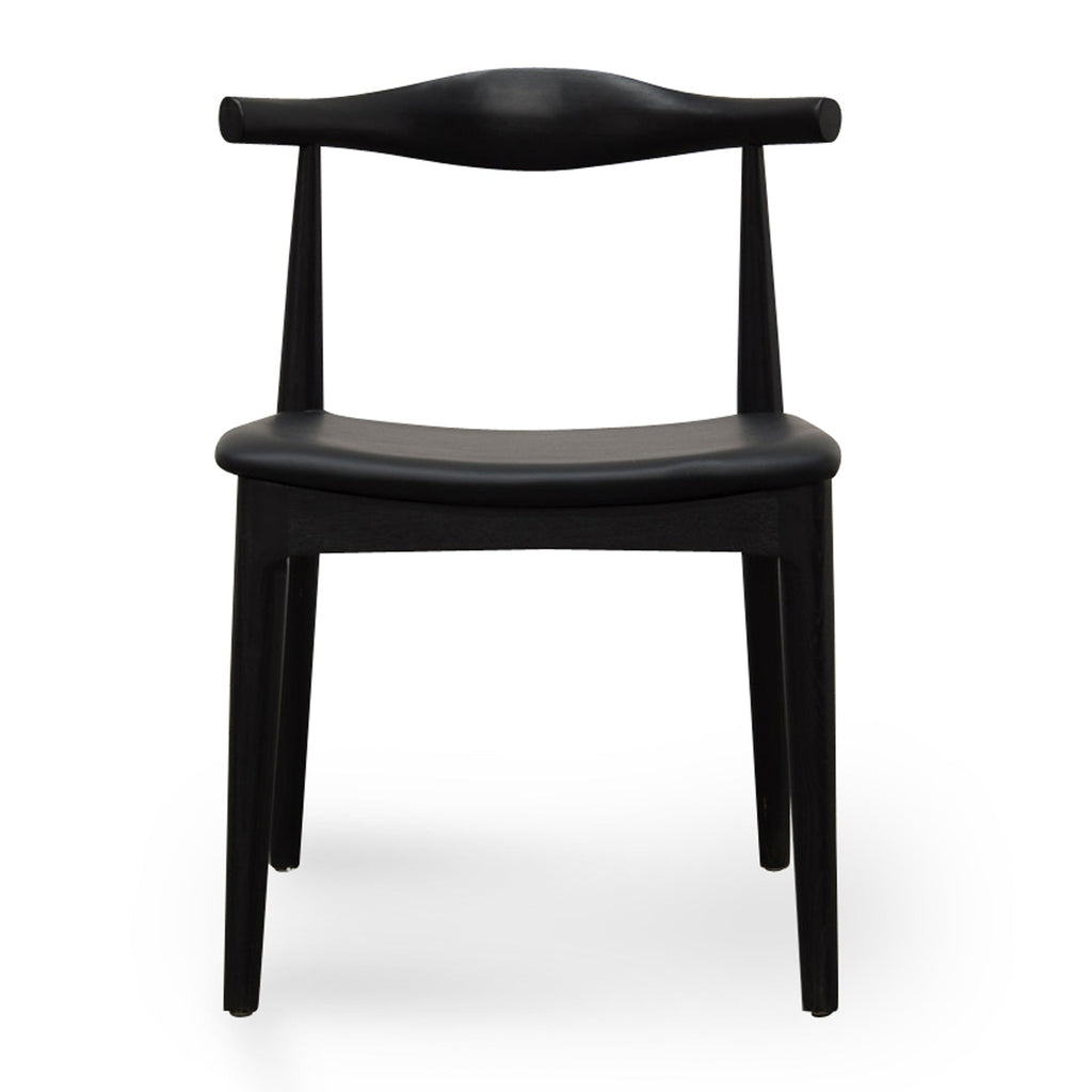 Elbow Verona Dining Chair - Black (Set of 2)