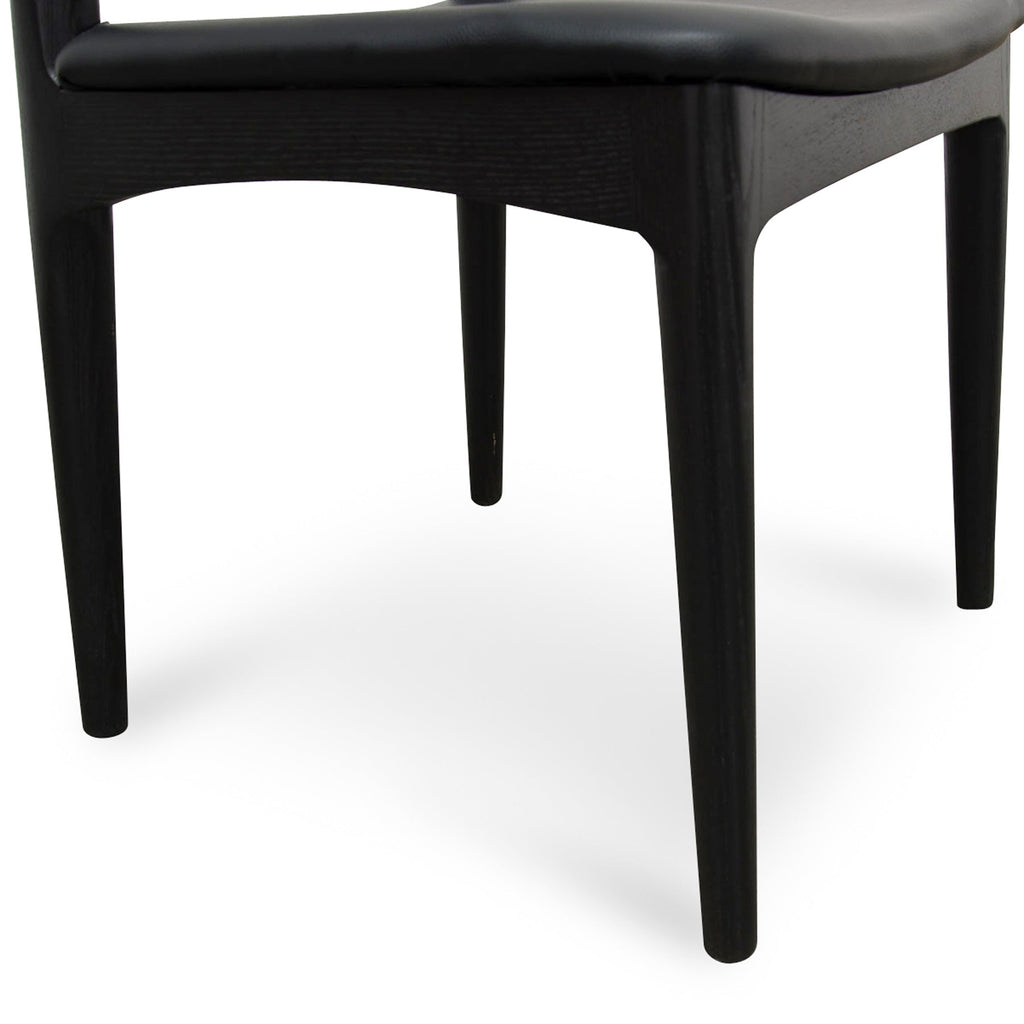 Elbow Verona Dining Chair - Black (Set of 2)