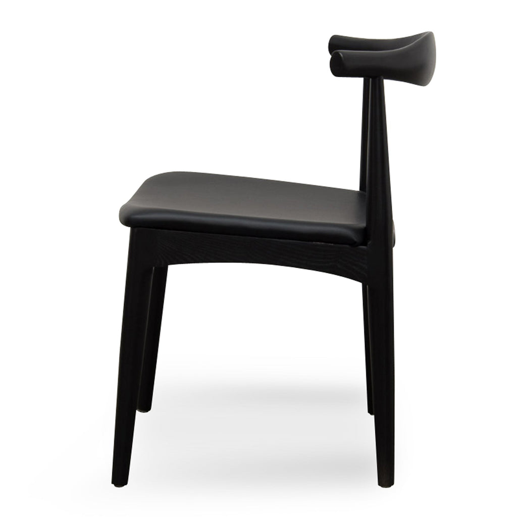 Elbow Verona Dining Chair - Black (Set of 2)