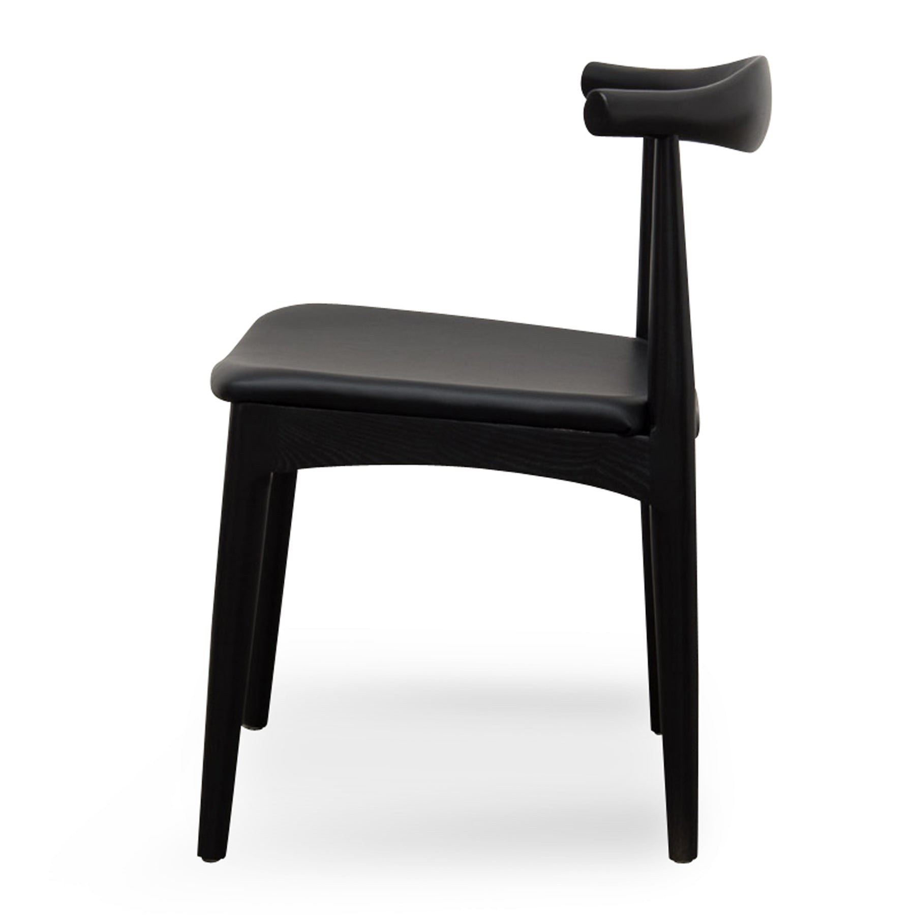 Elbow Verona Dining Chair - Black (Set of 2)