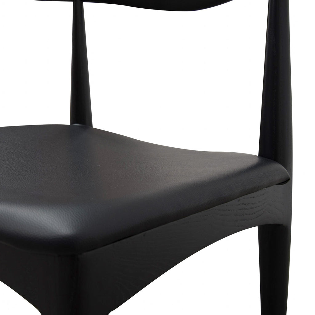 Elbow Verona Dining Chair - Black (Set of 2)