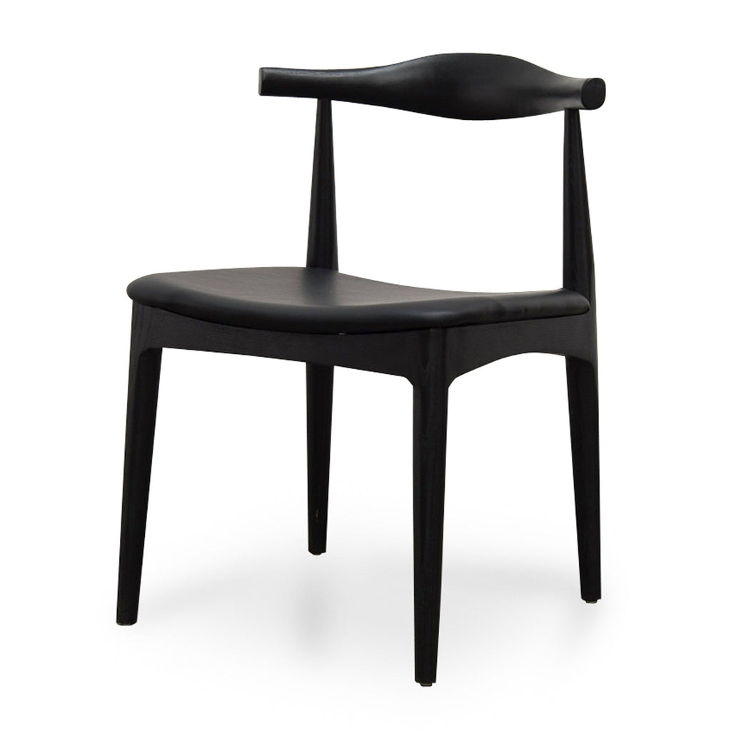 Elbow Verona Dining Chair - Black (Set of 2)