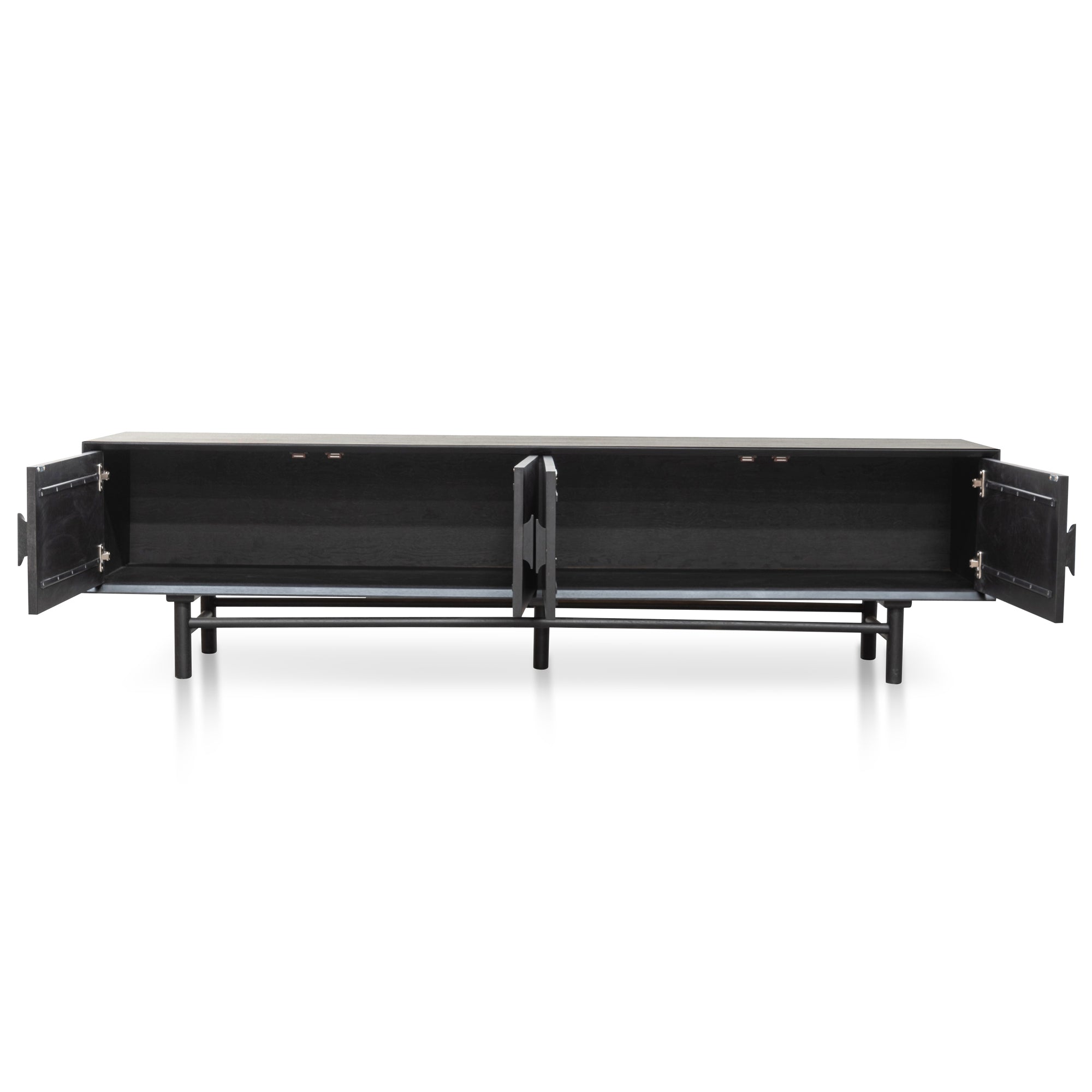 2.1m Entertainment TV Unit - Black