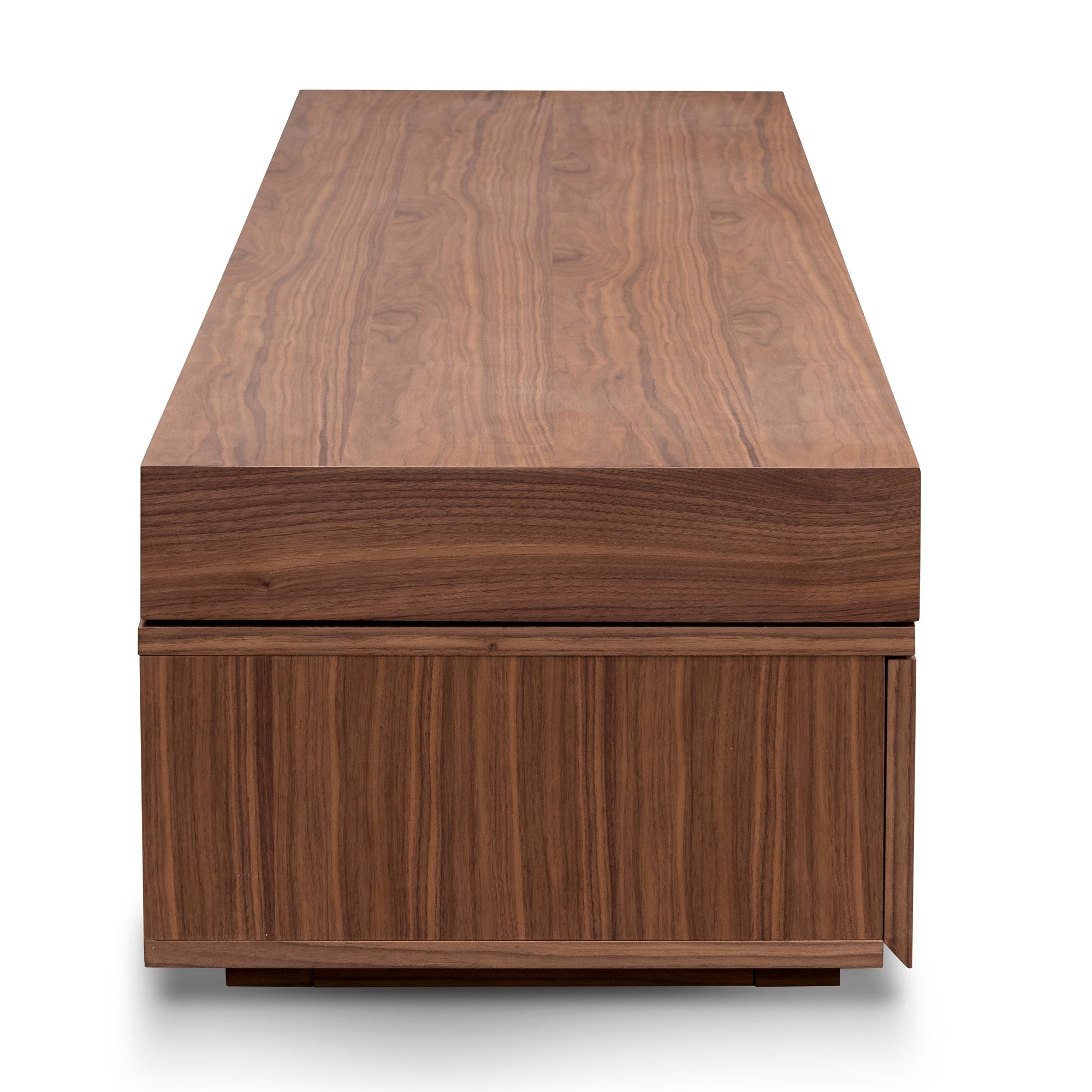 Extendable Entertainment TV Unit - Walnut